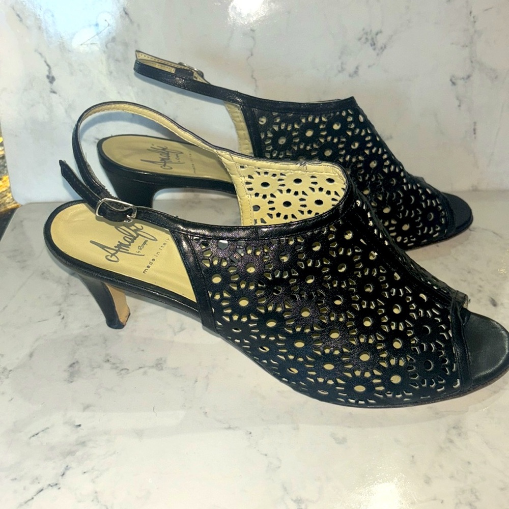 Amalfi Laser-Cut Sandals